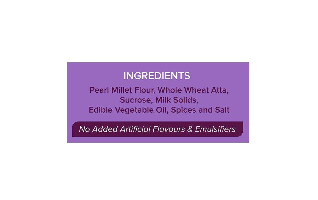Bliss Tree Healthy Bites Pearl Millet Cookies   Pack  75 grams